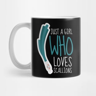 Just A Girl Who Loves Scallions Funny Mug